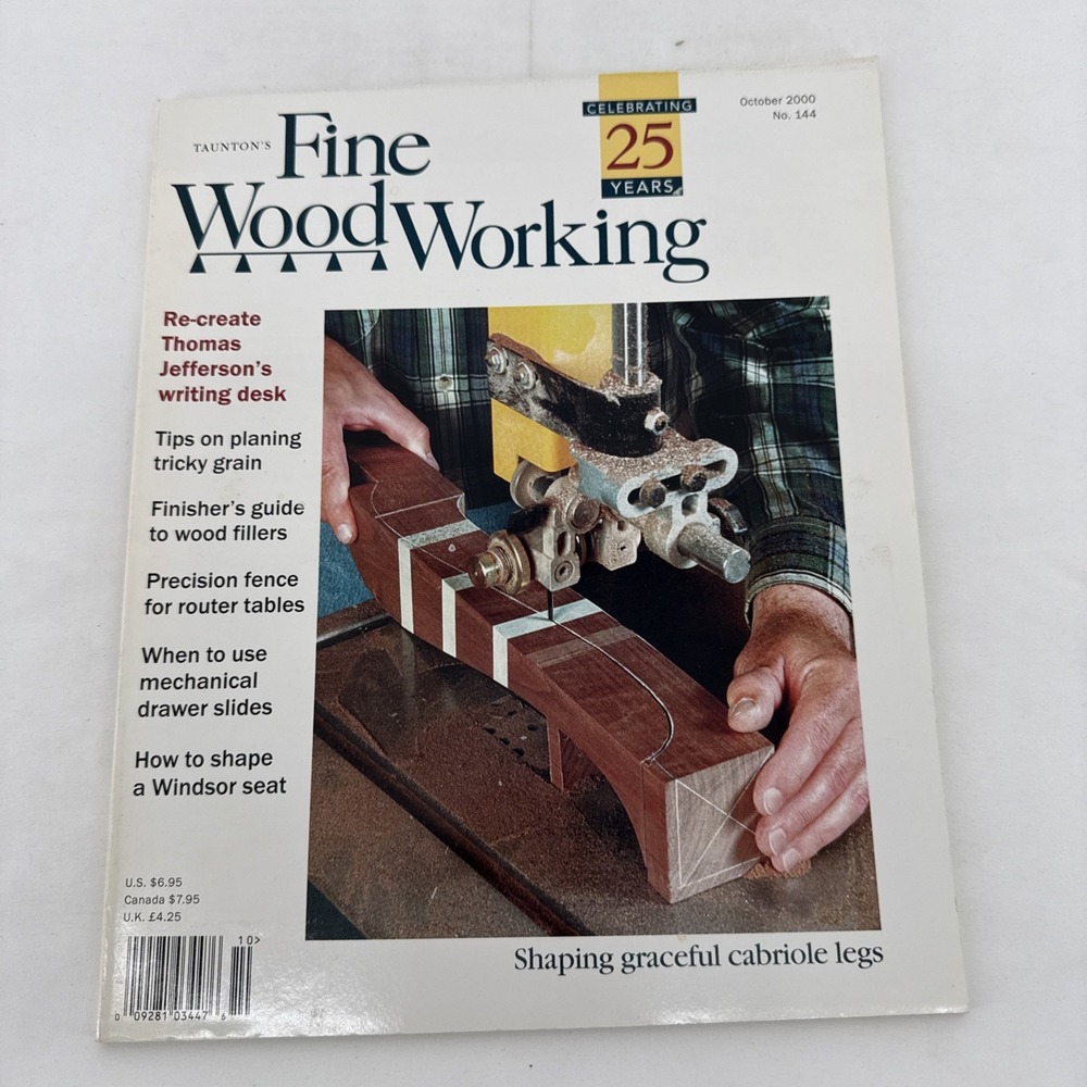 Taunton Fine Wood Working Magazine Vintage December 2000 Home Building Hardware